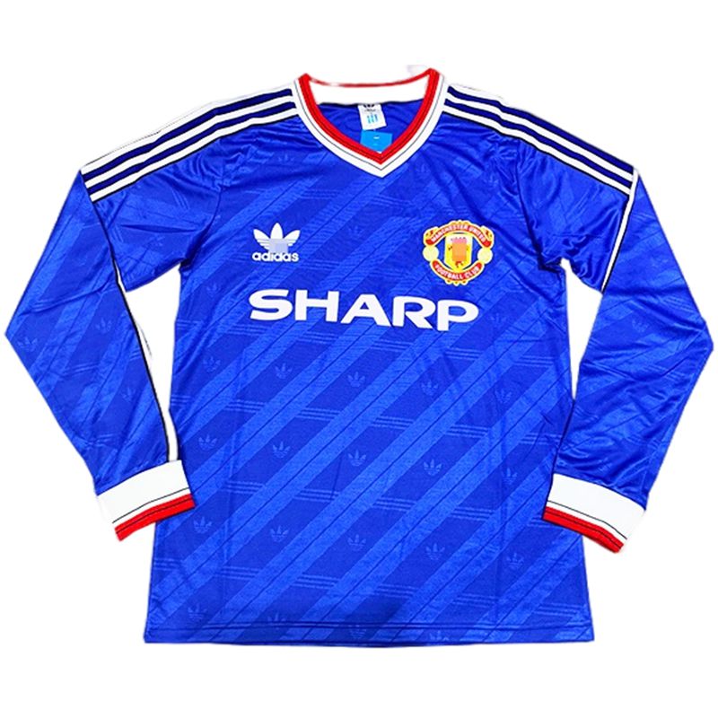 Maillot Extérieur Manchester United 1986-88 Manches Longues | Fort Maillot 2