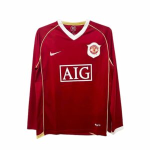 Maillot Domicile Manchester United 2006/07 Manches Longues | Fort Maillot