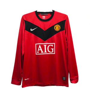 Maillot Domicile Manchester United 2010 Manches longues | Fort Maillot