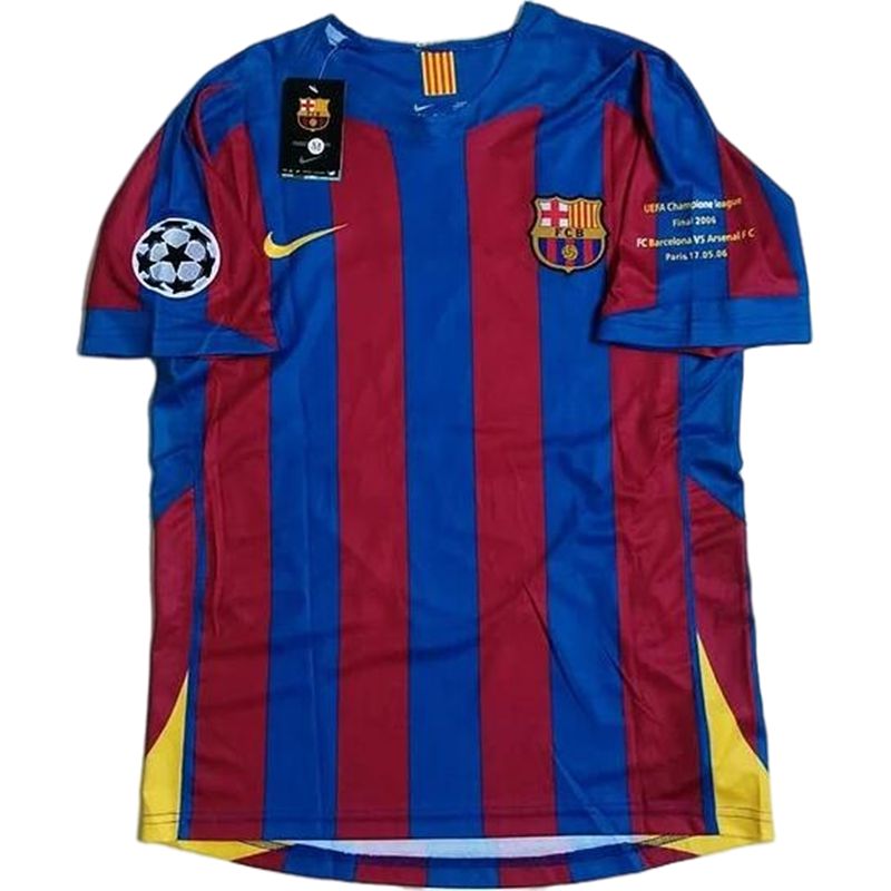 Maillot Domicile Barcelone 2005/06 UEFA Champions League | Fort Maillot 2