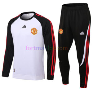 Sweat-shirt Manchester United Kit 2022 Blanc & Noir | Fort Maillot