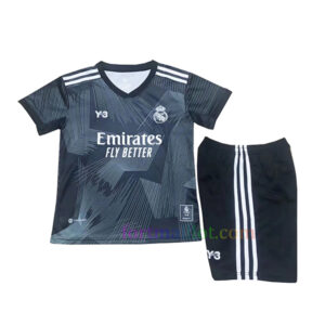 Maillot Y3 Noir Kit Real Madrid 2022/23 Enfant