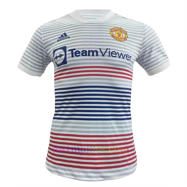 Maillot Manchester United 2022/23 Version Joueur Rayure Classique | Fort Maillot 2