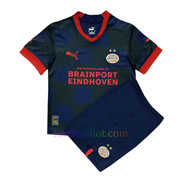 Maillot Extérieur Kit PSV Eindhoven 2022/23 Enfant