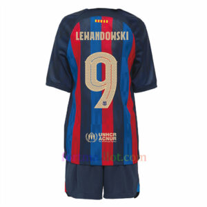 Maillot Domicile Kit Barça 2022/23 Enfant – Lewandowski 9 | Fort Maillot