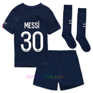 Maillot Domicile Kit Psg 2022/23 Enfant – Messi 30 | Fort Maillot