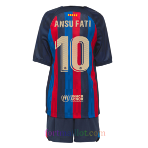 Maillot Domicile Kit Barça 2022/23 Enfant – Ansu Fati 10 | Fort Maillot 2