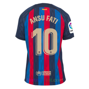 Maillot Domicile Barça 2022/23 Version Joueur – Ansu Fati 10 | Fort Maillot