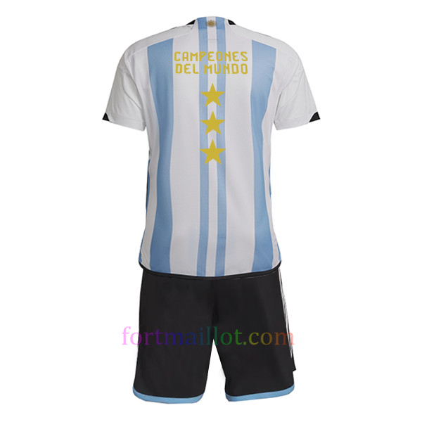Maillot Domicile Argentine Kit 2022 Enfant – Trois étoiles | Fort Maillot 3