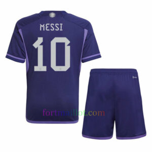 Maillot Extérieur Argentine Kit 2022 Enfant – Messi 10 | Fort Maillot
