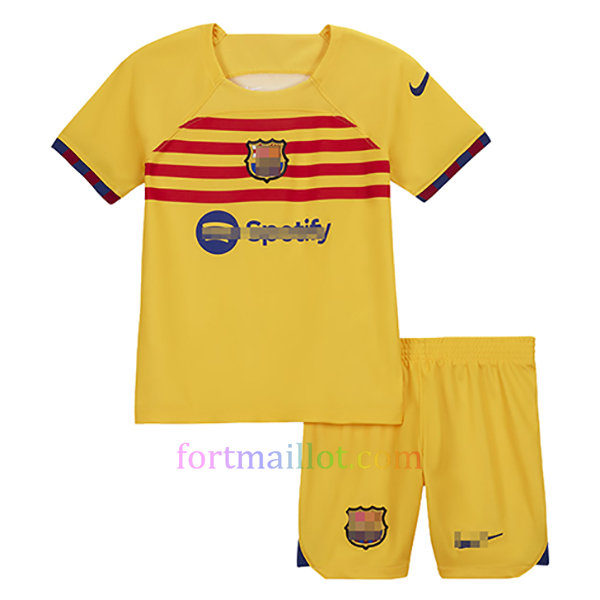Pré-commande:Maillot Quatrième Kit Barça 2022/23 Enfant | Fort Maillot 2