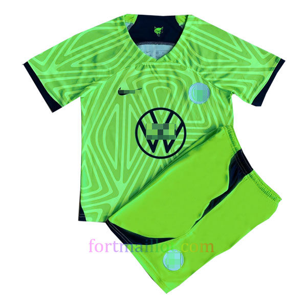 Maillot Domicile Kit VfL Wolfsburg 2022/23 Enfant | Fort Maillot 2