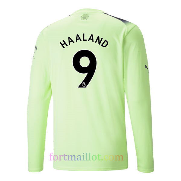 Maillot Third Manchester City 2022 Manches Longues- Haaland 9 | Fort Maillot 2