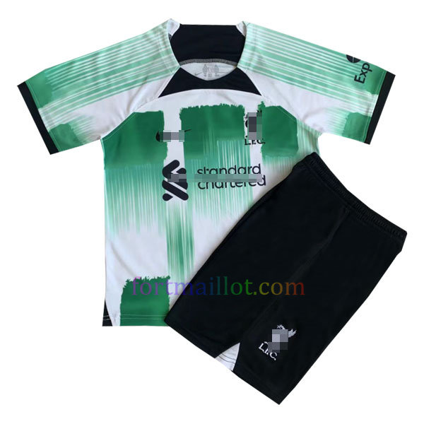 Maillot Liverpool 2023 24 Version Conceptuelle Enfant Kit Vert