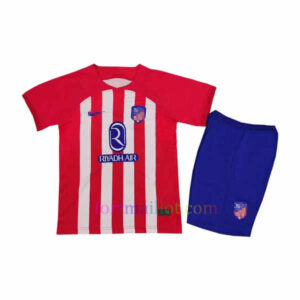 Maillot Domicile Atlético de Madrid Kit 2023/24 Enfant