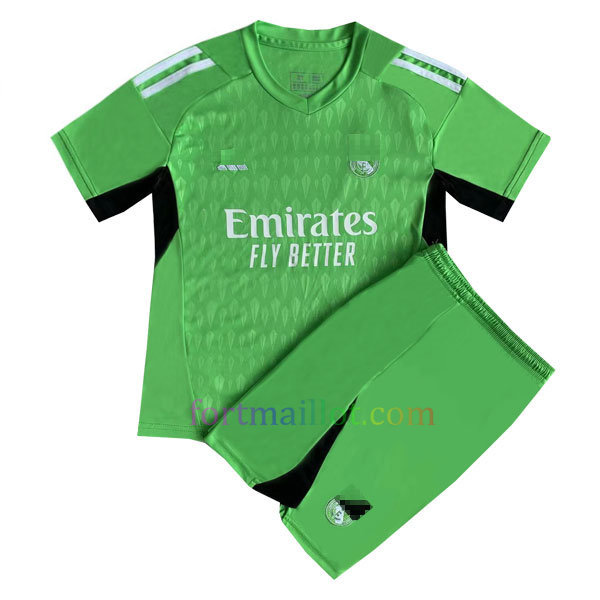 Maillot Gardien de but Real Madrid Kit 2023/24 Vert Foncé Enfant - Fort  Maillot