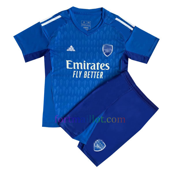 Maillot Gardien de but Kit Arsenal 2023 24 Enfant Bleu Fort Maillot