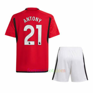 Maillot Domicile Manchester United Kit 2023/24 Enfant ANTONY 21