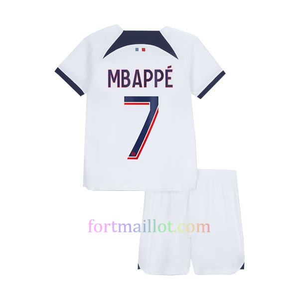 Maillot Enfant PSG Jordan Exterieur Mbappe 2022 2023