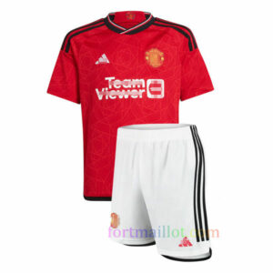 Maillot Domicile Manchester United Kit 2023/24 Enfant