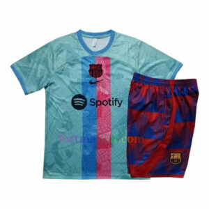 T-shirt et Short Kit Barça 2023/24 Bleu