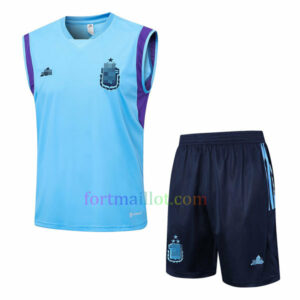 Shirt et Pantacourt Argentine Kit 2023 Bleu Royal