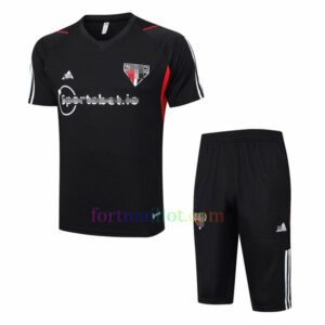 Shirt et Pantacourt São Paulo Kit 2023 Noir