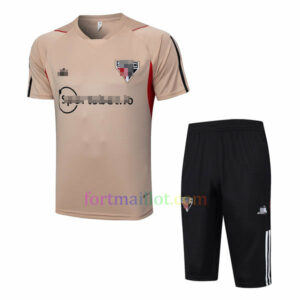 Shirt et Pantacourt São Paulo Kit 2023 Jaune
