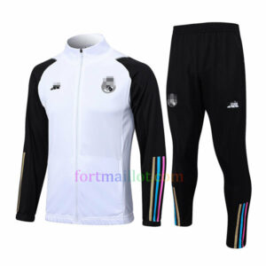 Veste à col montant Real Madrid Kit 2023/24 Blanc&Noir