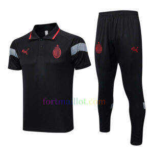 Polo AC Milan Kit 2023/2024 Noir