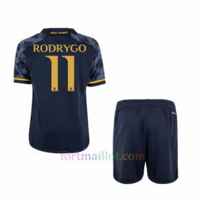 Maillot Extérieur Real Madrid Kit 2023/24 Enfant RODRYGO #11