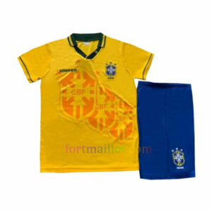 Maillot Domicile Kit Brésil 1998 Enfant