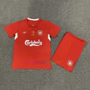 Maillot Domicile Liverpool Kit 2004/05 Enfant