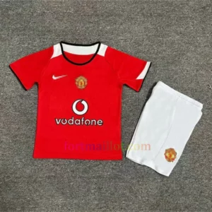 Maillot Domicile Manchester United Kit 2004/06 Enfant