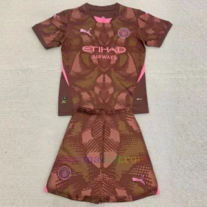 Maillot Gardien de but Kit Manchester City 2024/25 Enfant Orange