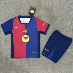 Maillot Domicile Barça Kit 2024/25 Enfant